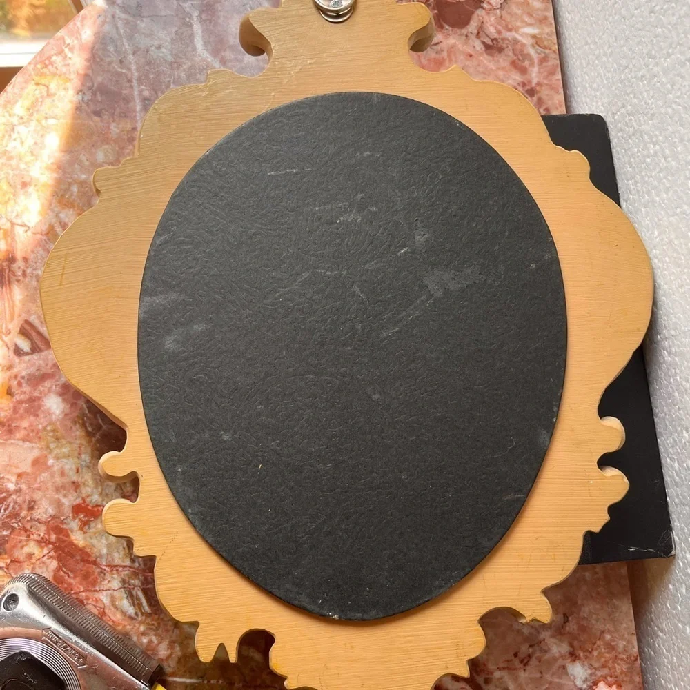 Vintage French Rococo style Oval Mirror wall mirror